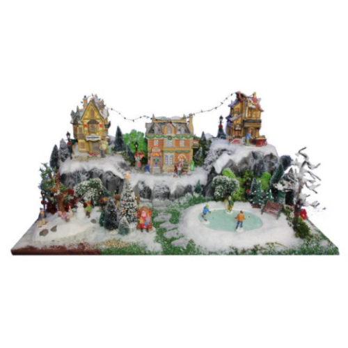 Christmas Village Valley 78x25x20cm Christmas Village Shop